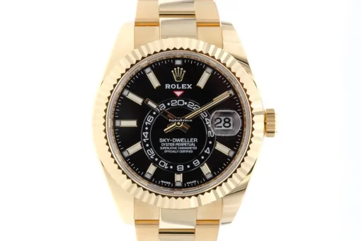 Great Replica Rolex Sky-dweller 326938 Caliber 9001 Automatic Movement 42mm Yellow Gold Case Mens/unisex Watch