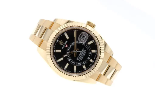 Great Replica Rolex Sky-dweller 326938 Caliber 9001 Automatic Movement 42mm Yellow Gold Case Mens/unisex Watch - Image 3