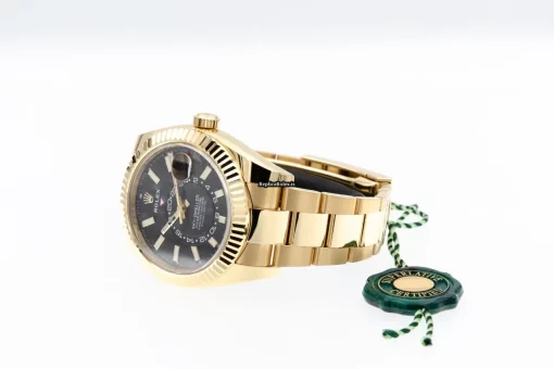 Great Replica Rolex Sky-dweller 326938 Caliber 9001 Automatic Movement 42mm Yellow Gold Case Mens/unisex Watch - Image 5