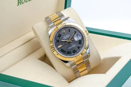 Neat Replica Rolex Datejust II 116333 Caliber 3136 Automatic Movement 41mm Gold/steel Case Mens/unisex Watch - Image 6