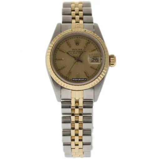 Exquisite Replica Rolex Lady-datejust 69173 Automatic Movement 26mm Steel Case Womens Watch - Image 2