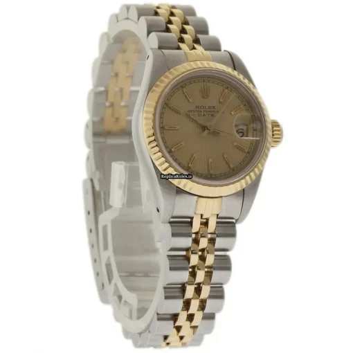 Exquisite Replica Rolex Lady-datejust 69173 Automatic Movement 26mm Steel Case Womens Watch - Image 5