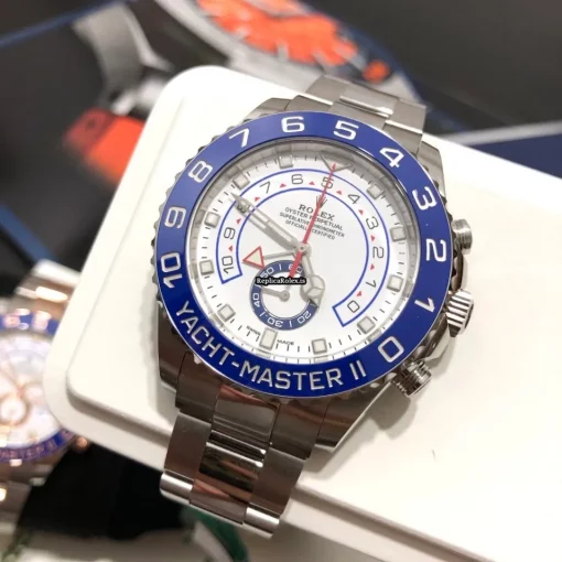 Stylish Replica Rolex Yacht-master II 116680 Caliber 4161 Automatic Movement 44mm Steel Case Mens/unisex Watch