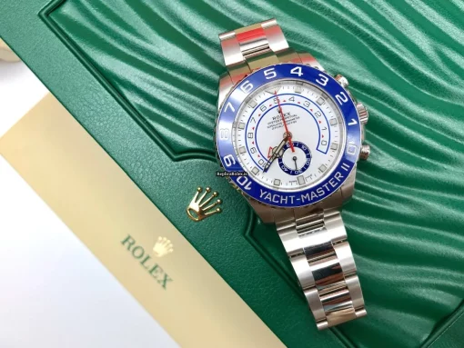 Stylish Replica Rolex Yacht-master II 116680 Caliber 4161 Automatic Movement 44mm Steel Case Mens/unisex Watch - Image 12