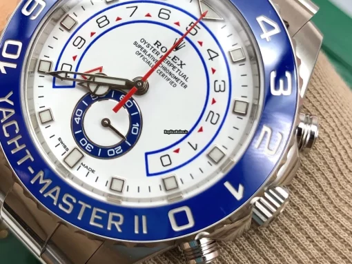 Stylish Replica Rolex Yacht-master II 116680 Caliber 4161 Automatic Movement 44mm Steel Case Mens/unisex Watch - Image 14