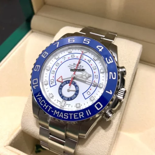 Stylish Replica Rolex Yacht-master II 116680 Caliber 4161 Automatic Movement 44mm Steel Case Mens/unisex Watch - Image 2