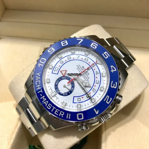 Stylish Replica Rolex Yacht-master II 116680 Caliber 4161 Automatic Movement 44mm Steel Case Mens/unisex Watch - Image 3
