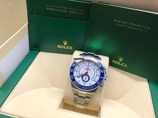 Stylish Replica Rolex Yacht-master II 116680 Caliber 4161 Automatic Movement 44mm Steel Case Mens/unisex Watch - Image 4