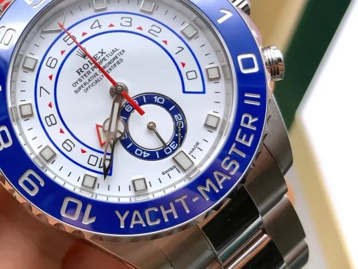 Stylish Replica Rolex Yacht-master II 116680 Caliber 4161 Automatic Movement 44mm Steel Case Mens/unisex Watch - Image 9