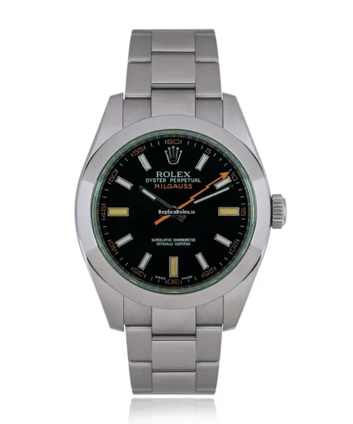Superb Replica Rolex Milgauss 116400gv Automatic Movement 40mm Steel Case Mens/unisex Watch