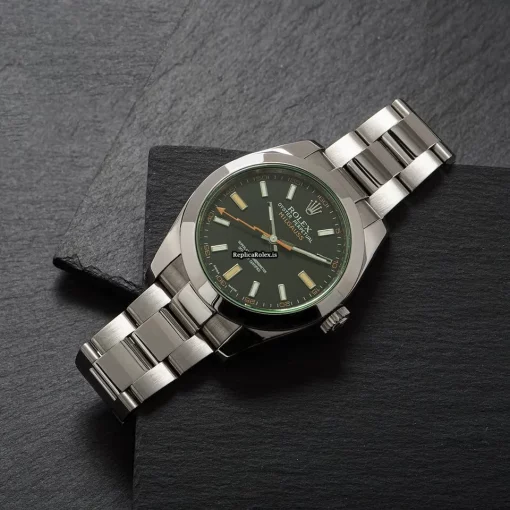 Superb Replica Rolex Milgauss 116400gv Automatic Movement 40mm Steel Case Mens/unisex Watch - Image 9