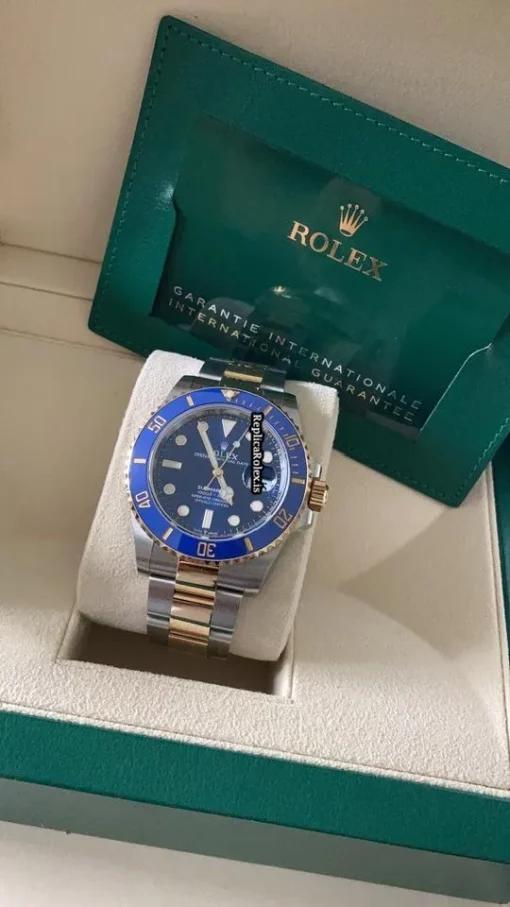 Cheap Copy Rolex Submariner Date 126613lb Caliber 3235 Automatic Movement 41mm Gold/steel Case Mens/unisex Watch - Image 2