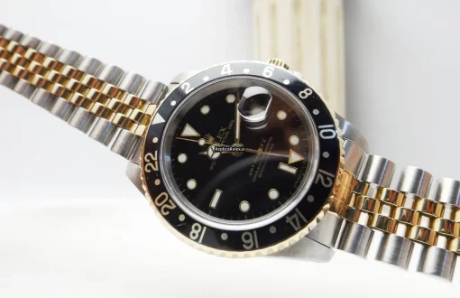 Awesome Replica Rolex Gmt-master II 16713 Caliber 3185 Automatic Movement 40mm Gold/steel Case Mens/unisex Watch - Image 11