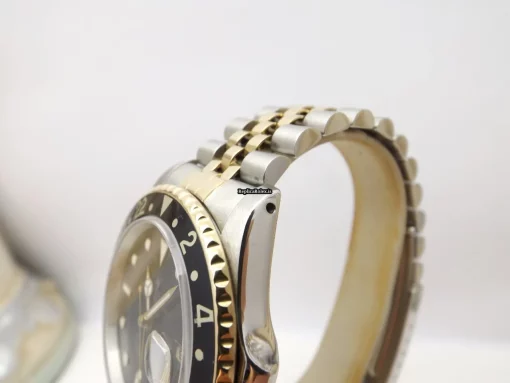 Awesome Replica Rolex Gmt-master II 16713 Caliber 3185 Automatic Movement 40mm Gold/steel Case Mens/unisex Watch - Image 2