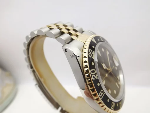 Awesome Replica Rolex Gmt-master II 16713 Caliber 3185 Automatic Movement 40mm Gold/steel Case Mens/unisex Watch - Image 5