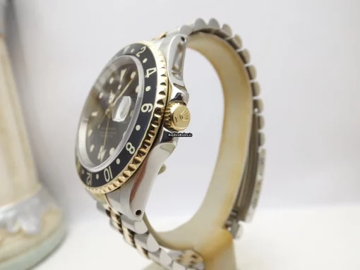 Awesome Replica Rolex Gmt-master II 16713 Caliber 3185 Automatic Movement 40mm Gold/steel Case Mens/unisex Watch - Image 7