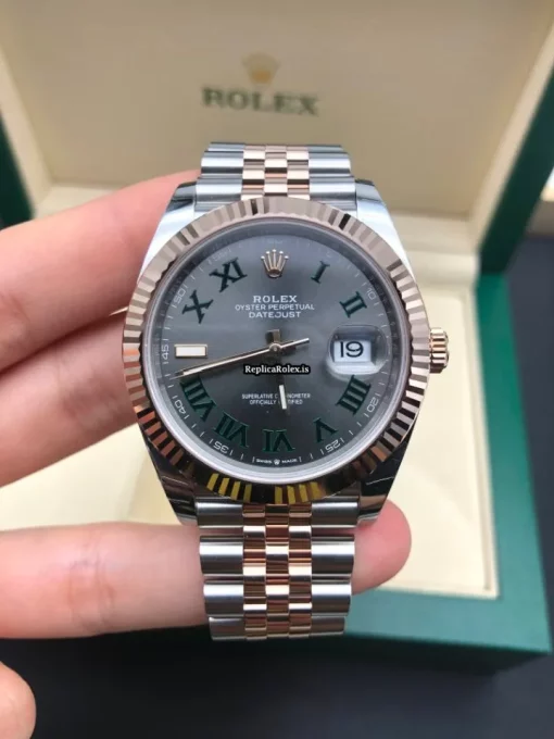 Design Fake Rolex Datejust II 126331 Caliber 3235 Automatic Movement 41mm Gold/steel Case Mens/unisex Watch - Image 5