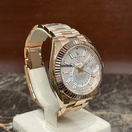 Design Replica Rolex Sky-dweller 326935 Caliber 9001 Automatic Movement 42mm Rose Gold Case Mens/unisex Watch - Image 2