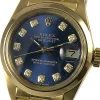 Excellent Replica Rolex Oyster Perpetual Lady Date 6916 Caliber 2035 Automatic Movement 26mm Yellow Gold Case Womens Watch