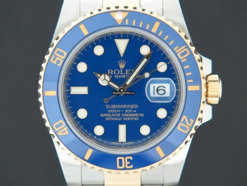 Fine Imitation Rolex Submariner Date 116613lb Automatic Movement 40mm Gold/steel Case Mens/unisex Watch - Image 2