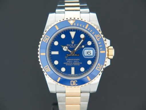 Fine Imitation Rolex Submariner Date 116613lb Automatic Movement 40mm Gold/steel Case Mens/unisex Watch - Image 3