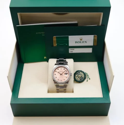 Aaa Fake Rolex Datejust 126200 Caliber 3235 Automatic Movement 36mm Steel Case Mens/unisex Watch - Image 2