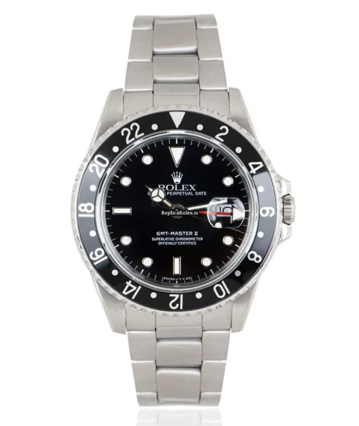 Neat Replica Rolex Gmt-master II 16710 Automatic Movement 40mm Steel Case Mens/unisex Watch