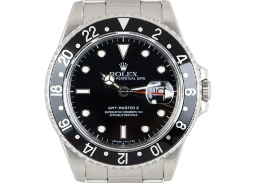 Neat Replica Rolex Gmt-master II 16710 Automatic Movement 40mm Steel Case Mens/unisex Watch - Image 2
