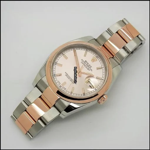 Amazing Replica Rolex Datejust 116203 Caliber 3135 Automatic Movement 36mm Gold/steel Case Mens/unisex Watch - Image 10