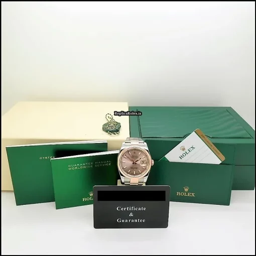 Amazing Replica Rolex Datejust 116203 Caliber 3135 Automatic Movement 36mm Gold/steel Case Mens/unisex Watch - Image 2
