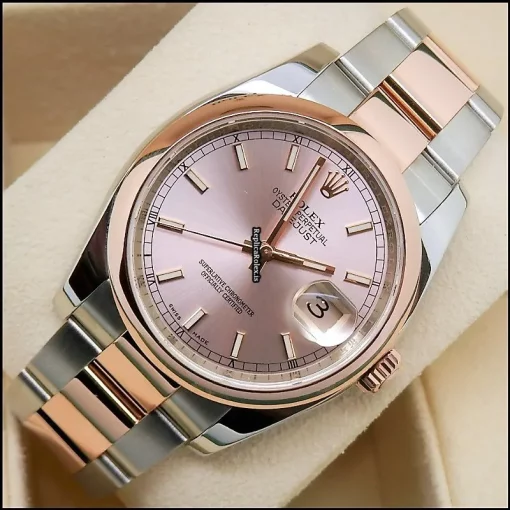 Amazing Replica Rolex Datejust 116203 Caliber 3135 Automatic Movement 36mm Gold/steel Case Mens/unisex Watch - Image 5