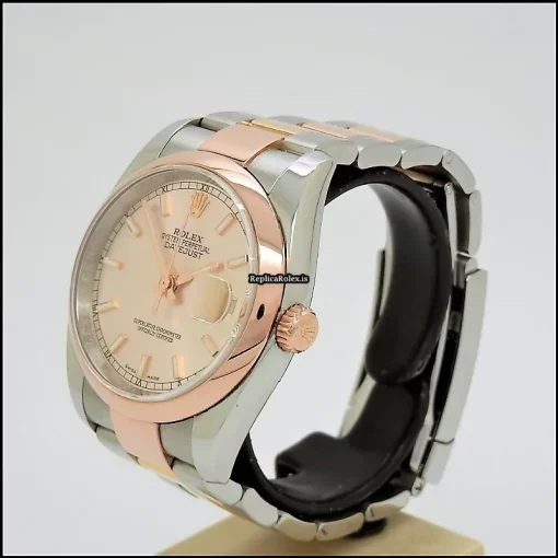 Amazing Replica Rolex Datejust 116203 Caliber 3135 Automatic Movement 36mm Gold/steel Case Mens/unisex Watch - Image 6