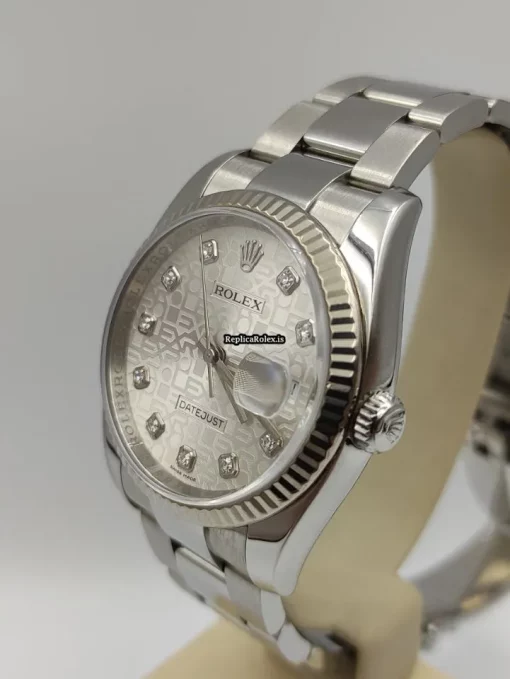 Recommend Fake Rolex Datejust 116234 Caliber 3135 Automatic Movement 36mm Steel Case Mens/unisex Watch - Image 3