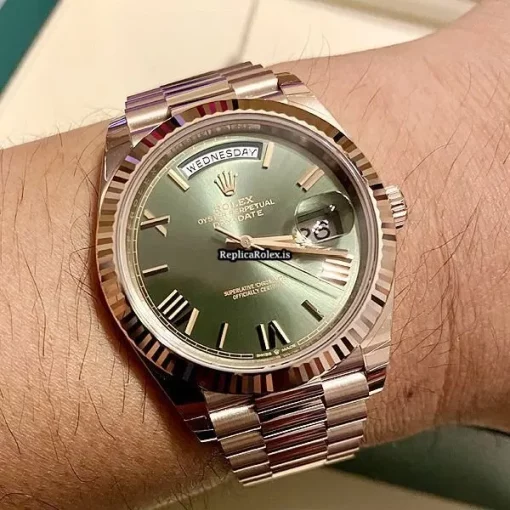 Amazing Fake Rolex Day-date 40 228235 40mm Watch - Image 9