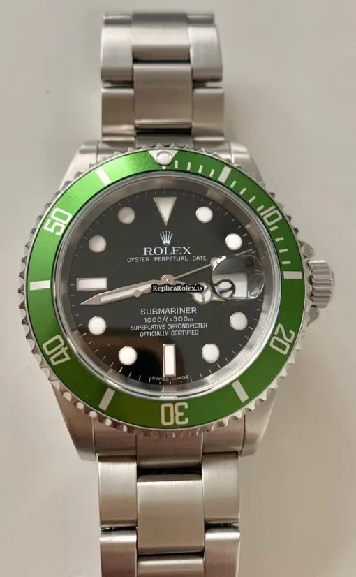 Ideal Replica Rolex Submariner Date 16610lv Caliber 3135 Automatic Movement 40mm Steel Case Mens/unisex Watch
