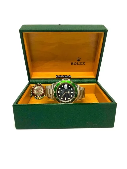 Ideal Replica Rolex Submariner Date 16610lv Caliber 3135 Automatic Movement 40mm Steel Case Mens/unisex Watch - Image 16