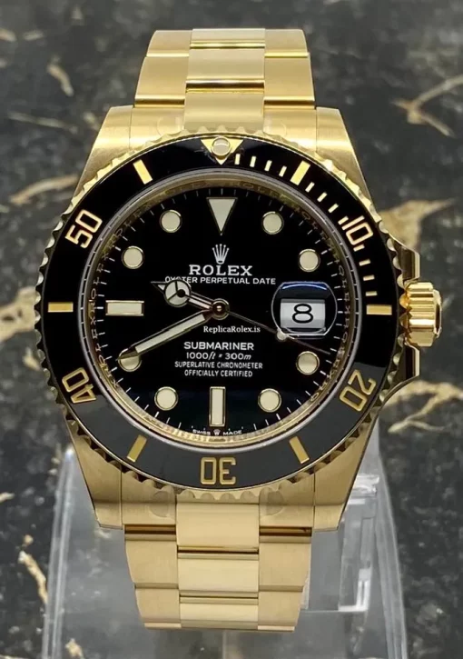 Top Replica Rolex Submariner 126618ln Caliber 3235 Automatic Movement 41mm Yellow Gold Case Mens/unisex Watch