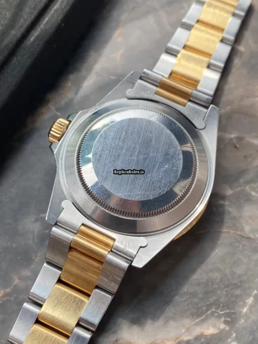 Incredible Replica Rolex Submariner Date 16613 Caliber 3135 Automatic Movement 40mm Gold/steel Case Mens/unisex Watch - Image 12