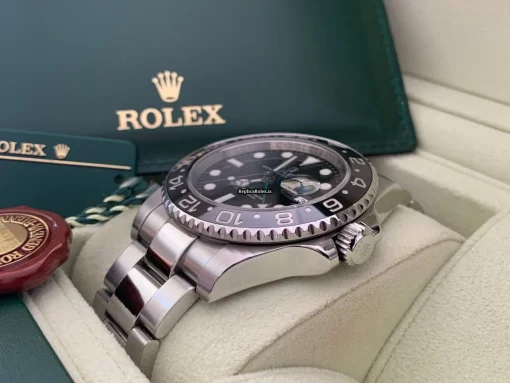 Ideal Replica Rolex Gmt-master II 116710ln Caliber 3186 Automatic Movement 40mm Steel Case Mens/unisex Watch - Image 8