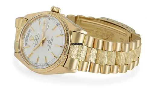 Superior Replica Rolex Day-date 1807 Automatic Movement 36mm Yellow Gold Case Mens/unisex Watch - Image 5