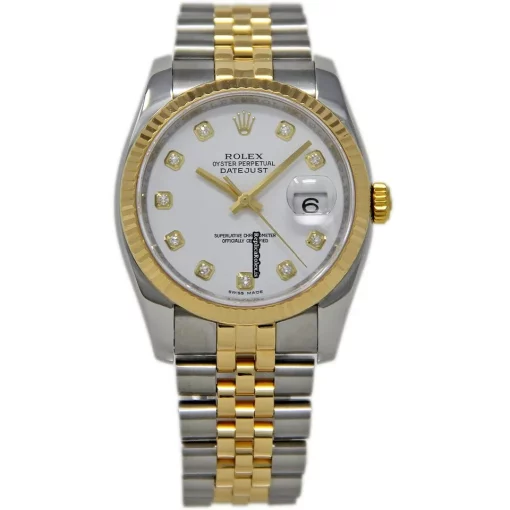 Luxury Replica Rolex Datejust 116233 Automatic Movement 36mm Steel Case Mens/unisex Watch - Image 2