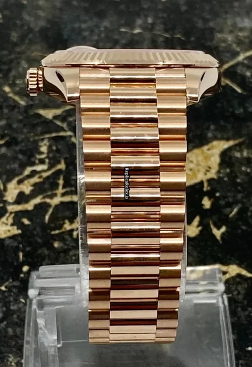 Amazing Clone Rolex Day-date 40 228235 Caliber 3255 Automatic Movement 40mm Rose Gold Case Mens/unisex Watch - Image 6