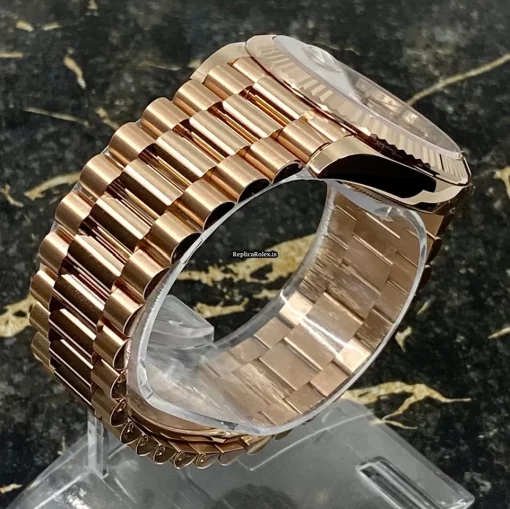 Amazing Clone Rolex Day-date 40 228235 Caliber 3255 Automatic Movement 40mm Rose Gold Case Mens/unisex Watch - Image 7