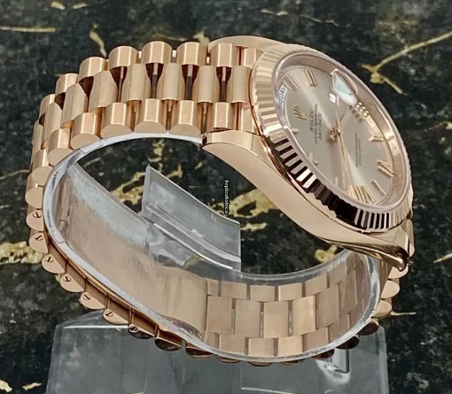 Amazing Clone Rolex Day-date 40 228235 Caliber 3255 Automatic Movement 40mm Rose Gold Case Mens/unisex Watch - Image 8