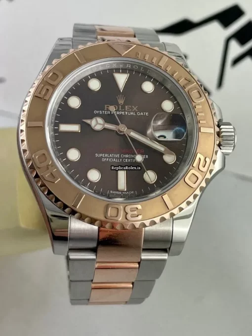 Distinctive Replica Rolex Yacht-master 40 116621 Caliber 3135 Automatic Movement 40mm Gold/steel Case Mens/unisex Watch - Image 2
