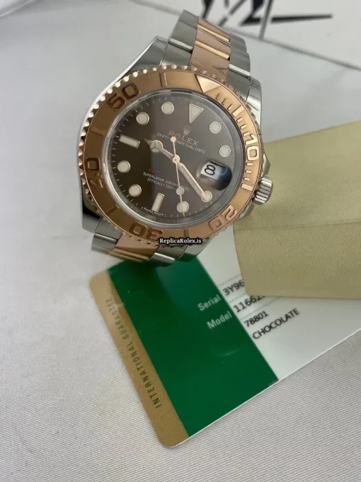 Distinctive Replica Rolex Yacht-master 40 116621 Caliber 3135 Automatic Movement 40mm Gold/steel Case Mens/unisex Watch - Image 7