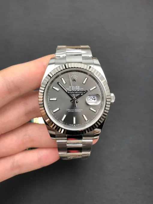 Lovely Replica Rolex Datejust 126334 Caliber 3235 Automatic Movement 41mm White Gold Case Mens/unisex Watch