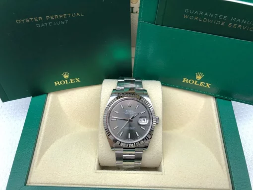 Lovely Replica Rolex Datejust 126334 Caliber 3235 Automatic Movement 41mm White Gold Case Mens/unisex Watch - Image 4