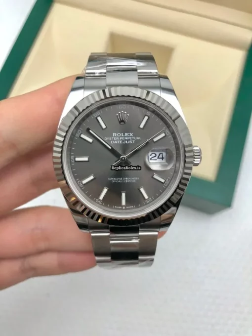 Lovely Replica Rolex Datejust 126334 Caliber 3235 Automatic Movement 41mm White Gold Case Mens/unisex Watch - Image 8