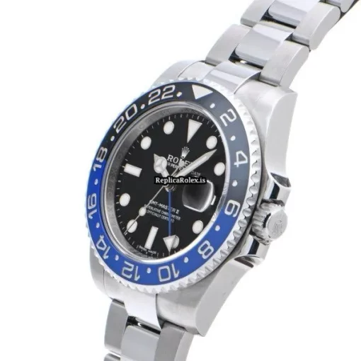 Perfect Replica Rolex Gmt-master II 116710blnr Caliber 3186 Automatic Movement 40mm Steel Case Watch - Image 2